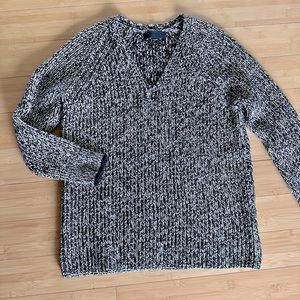 RAG & BONE Karen V-neck wool blend knit sweater S